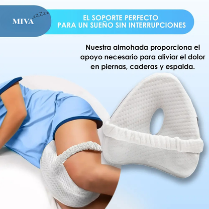 MIVA - Cojín Viscoelástico para Piernas + Funda GRATIS